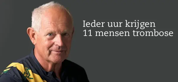 Frits (70 jaar) kreeg trombose in linkerkuit
