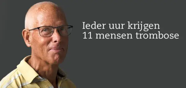 Ruud (78 jaar) heeft levenslang risico op Trombose