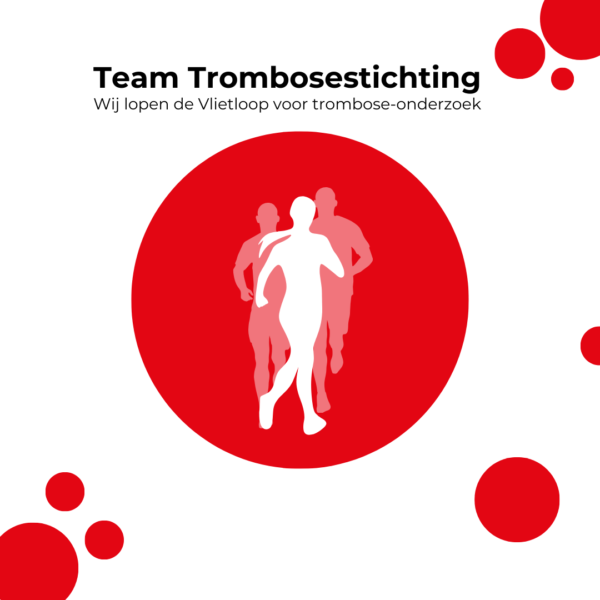 De Trombosestichting, hét goede doel van de Vlietloop