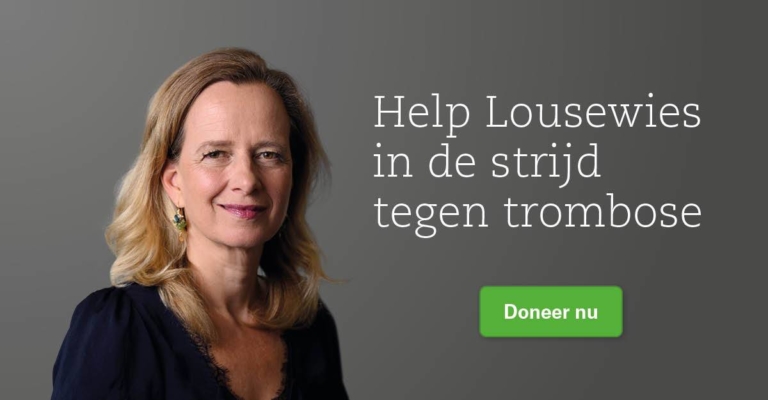 Help Lousewies in de strijd tegen trombose