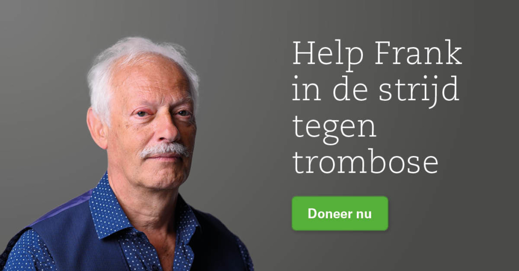 Frank (69) herkende de symptomen van een longembolie,