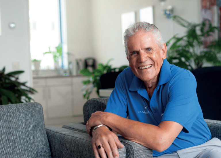 Han Morssink (78 jaar) slikt bloedverdunners na een zware longembolie.