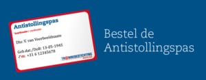 Bestel de antistollingspas