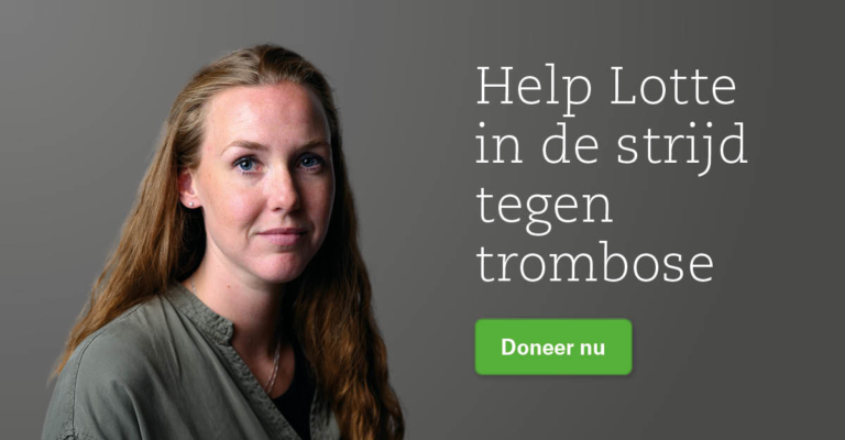 Help Lotte in de strijd tegen trombose