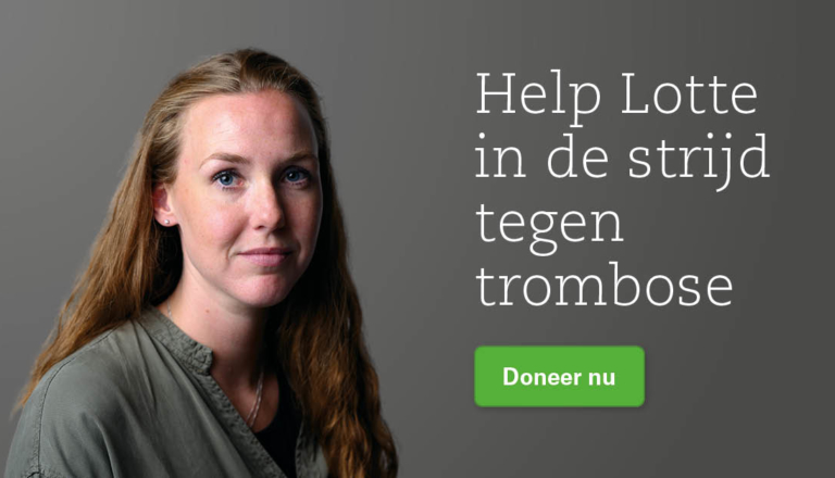Help Lotte in de strijd tegen trombose