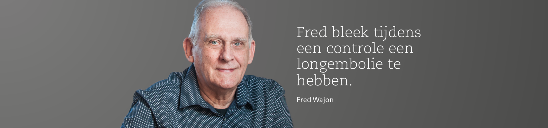 Lees het verhaal van Fred