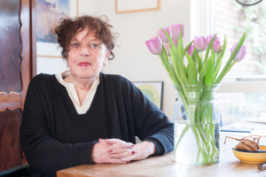 Carla Vos kreeg een herseninfarct
